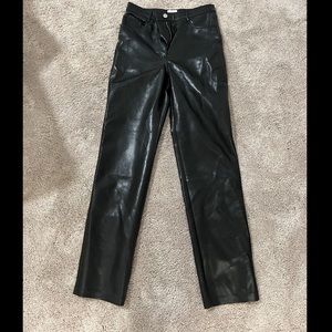 Aritzia Melina Leather pants